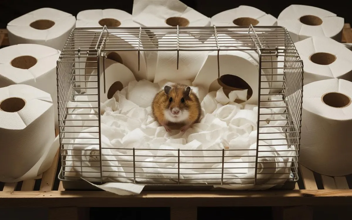 Lót Chuồng Hamster Bằng Giấy Vệ Sinh: An Toàn Hay Nguy Hiểm?